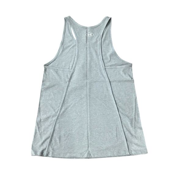 NWT! Under Armour UA Softball Plate Tank in Light Heather Gray - Size Medium - Picture 6 of 7